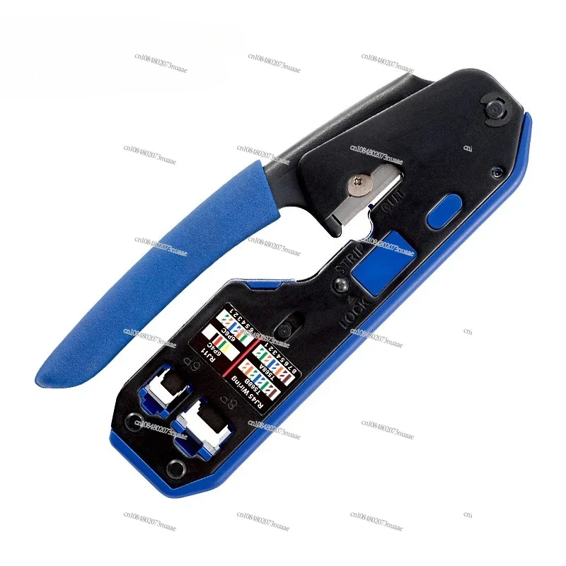 Set CAT6 Network Pliers 8P6P Network Cable Crimping Tool Crystal Head Crimping Pliers