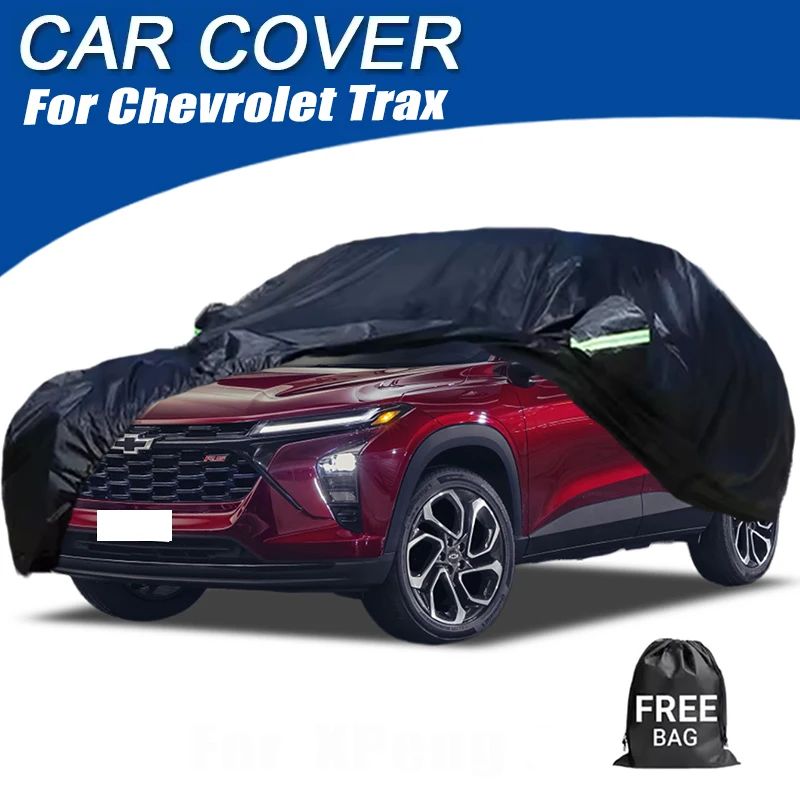 

Полный чехол для автомобиля Chevrolet Trax, водонепроницаемый, летний, солнцезащитный, анти-УФ, зимний, защита от дождя и снега, аксессуары для автомобиля