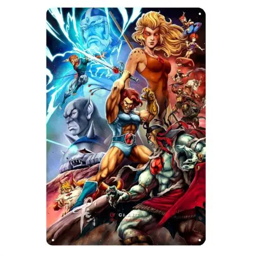 1pcs,Thundercats Retro Cartoon Kids Tv Show Series Metal Poster Tin Sign