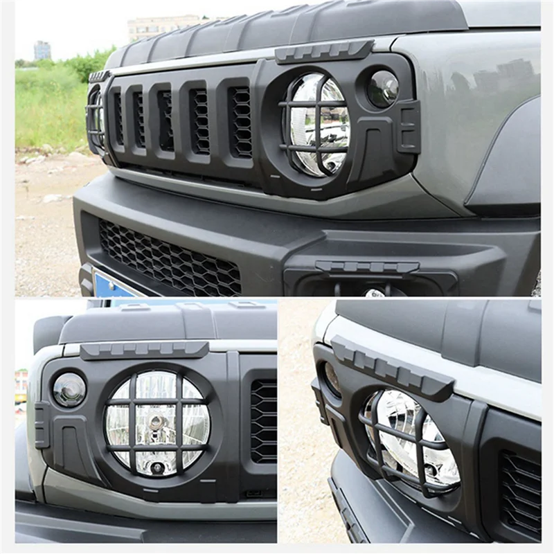 

Надежный-2 шт. крышка передней фары автомобиля для Suzuki Jimny JB64 Sierra JB74W 2019-2023, модифицированная защитная крышка для фар