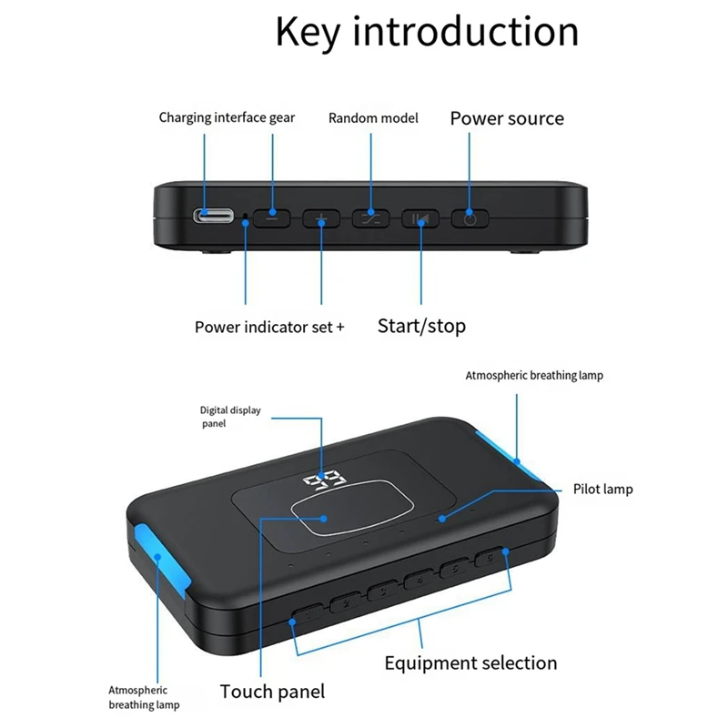 New Upgraded Wireless Clicker Mobile Phone Screen Automatic Clicker Silent Physical Clicker Compact And Portable Easy To Use B