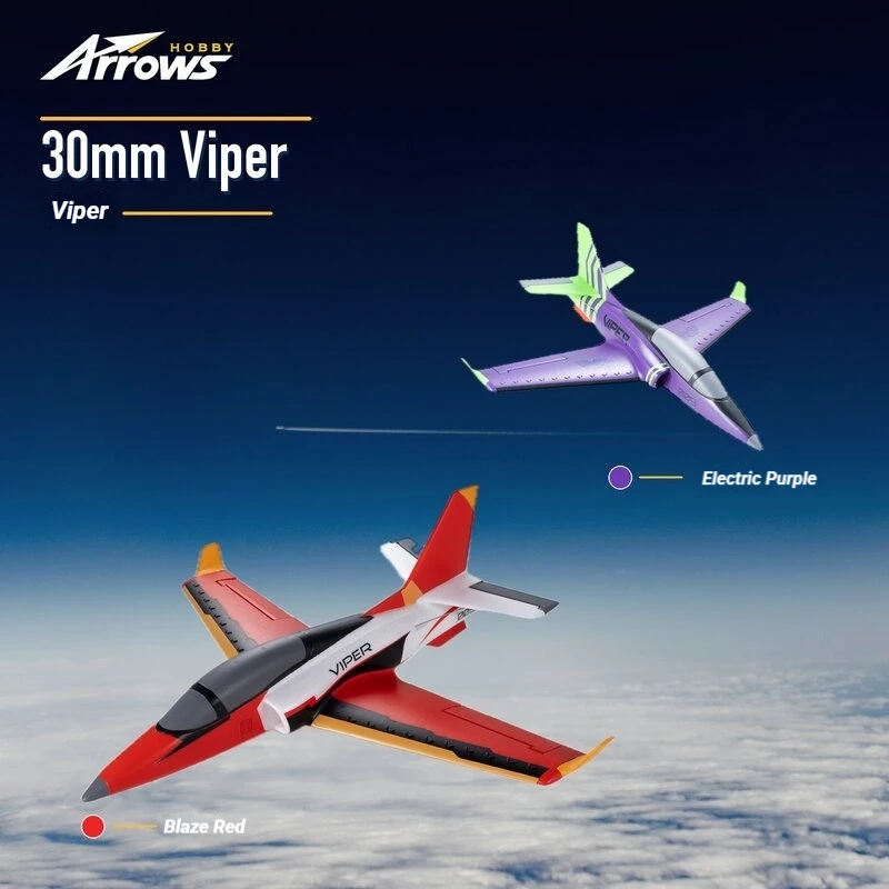 Blue Arrow 30mm Viper Culvert Fixed Wing Novice Entry-Level Fall-Resistant Electric Model Remote Control Aircraft RC Toy