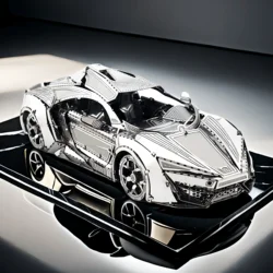 3d Metalen Puzzel Super Sport Auto Diy Handgemaakte Voertuig Assemblage Model Puzzel Speelgoed Voor Volwassen Kinderen