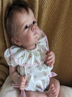 American Girl Doll: 60CM Soft Silicone Reborn Baby with Realistic 3D Skin Pattern - Perfect Toy for Girls