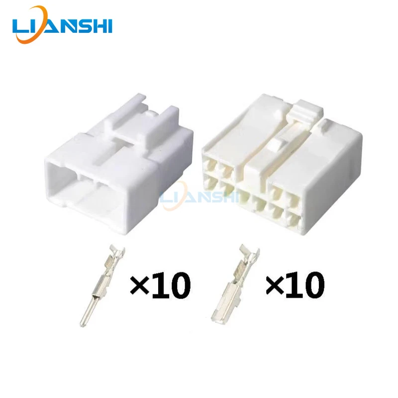 

MG641059 is suitable for Toyota imported 10P wiring harness plug automotive connector DJ7101Y-2.2-11/21