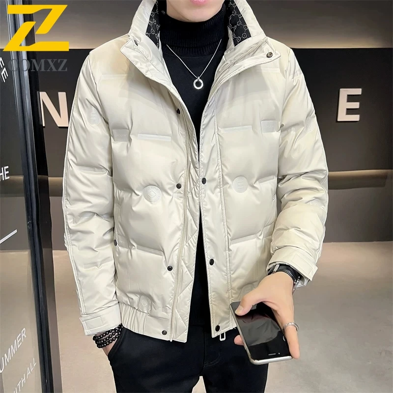 COMXZ Premium Neutral Puffer Jacket Korean Style Fashion Thickened Coat Outdoor Camping Windproof Lightweight Puffer Coat 2025