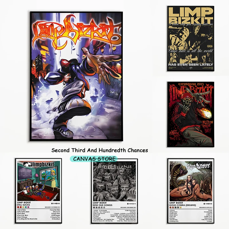 Limp Bizkit Music Album Covers Rock Rap Music Band Art Still Sucks Significant Other Poster Canvas Painting Wall Pictures Decor