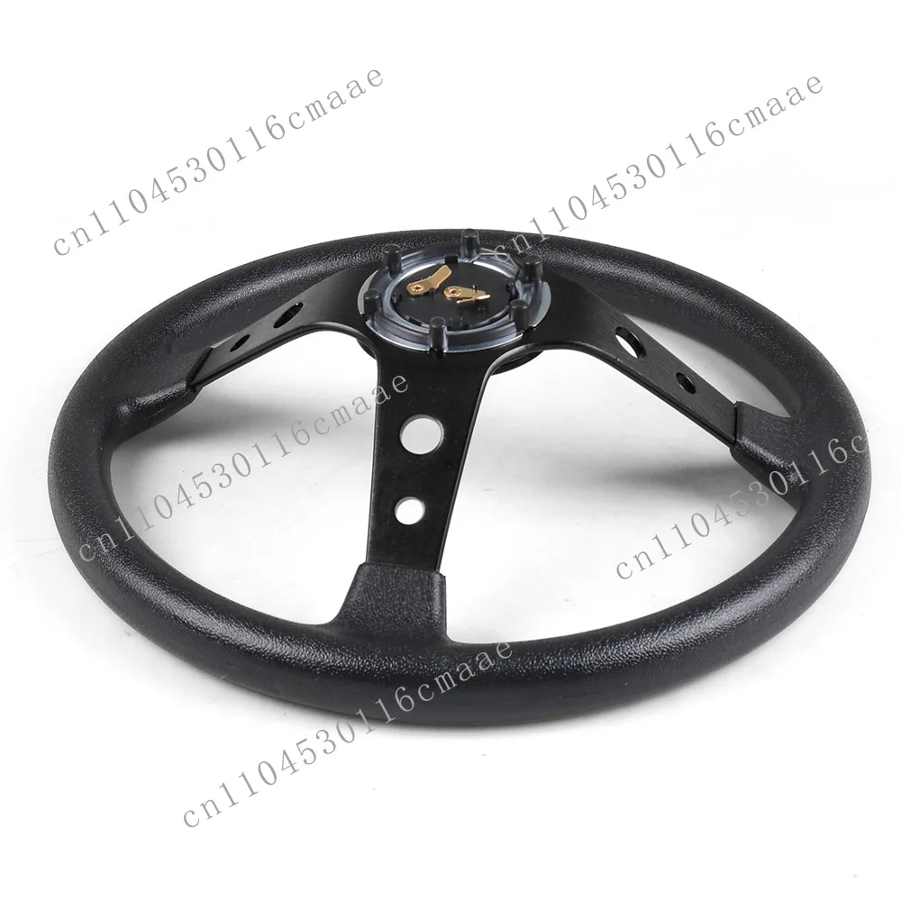 G29 G920 G923 Racing Game 14-inch 350mm polyurethane leather racing steering wheel with 70mm PCD adapter