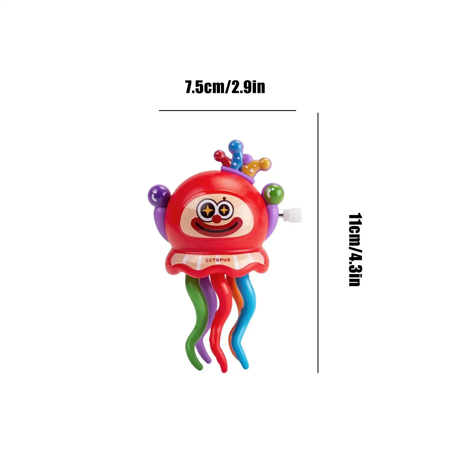 Juguete de pulpo bailando, payaso de acción automática inteligente, juguete de cuerda para niños y niñas, aula, guardería, sala de estar, jardín de infantes