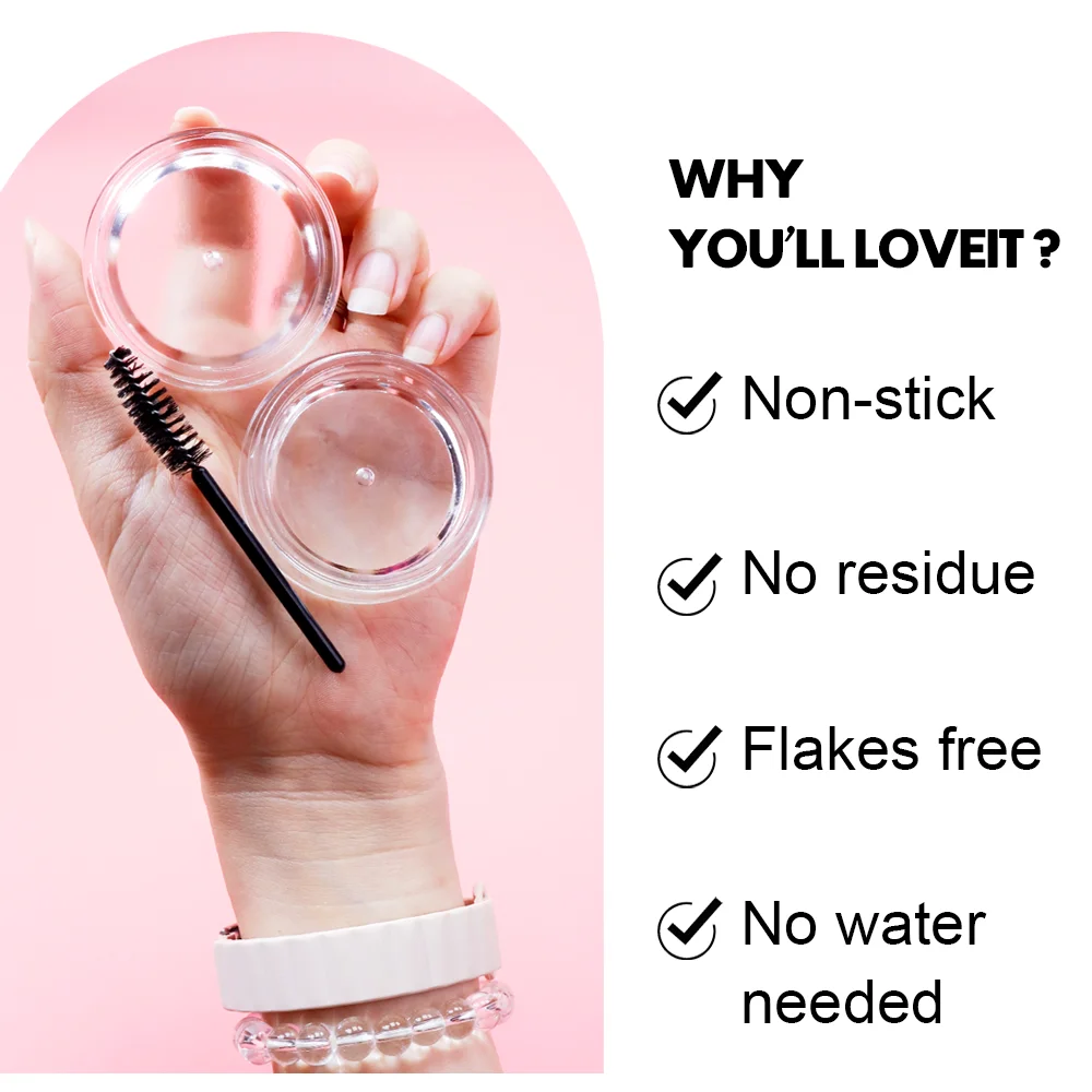 BIVANFE Natural Eyebrow Soap Cruelty Free Eye Brow Styling Soap Gel Set Eyebrow Enhancer Mascara Brow Freeze Wax
