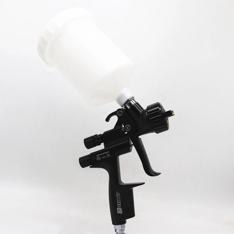 SPRAY GUN 1.3mm With 1.7 spare needle nozzle kit, Paint Gun Nozzle HVLP Air Spray Gun High Atomization Body Metal Paint