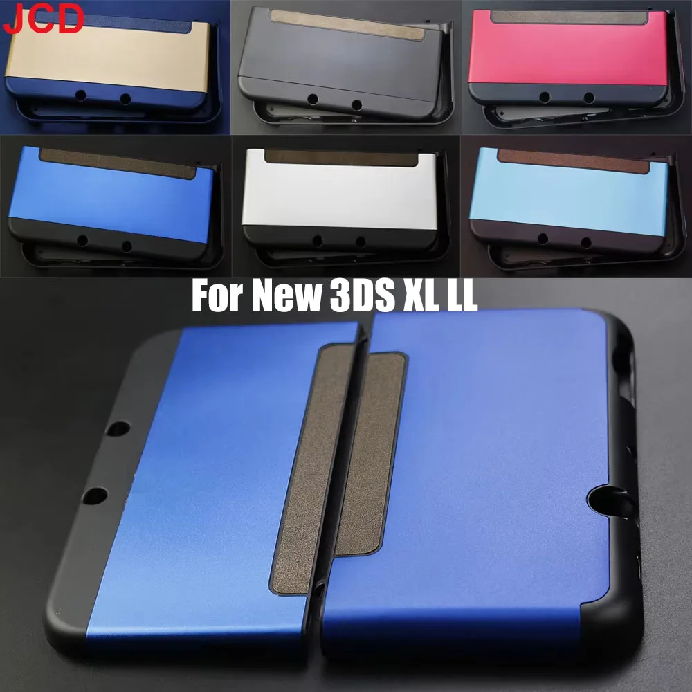 

JCD Aluminum Hard Box Protective Housing Shell Case Upper Back Cover For New 3DS XL LL Controller