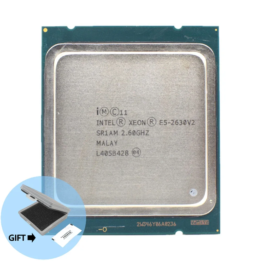 Intel Xeon E5 2630 V2 LGA 2011 CPU processor SR1AM 2.6GHz 6-Core 15M support X79 motherboard