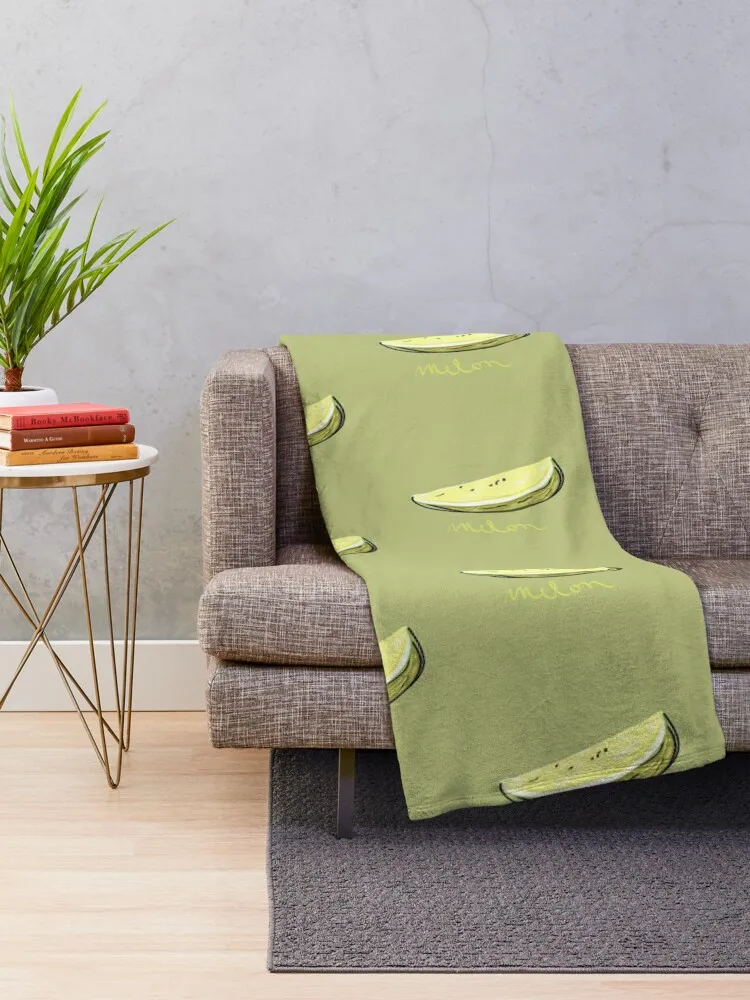 Fun melon Throw Blanket For Decorative Sofa Sleeping Bag Moving Softest Blankets