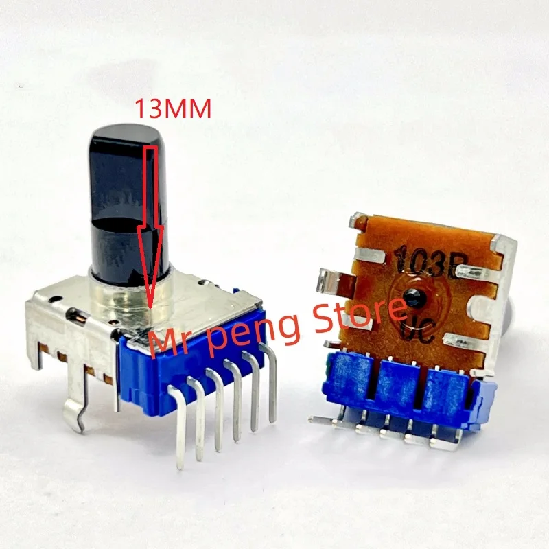 

2pcs for ALPS RK12 Rotary Volume Center positioning Potentiometer B10K Mixer equalization shaft length 13mm