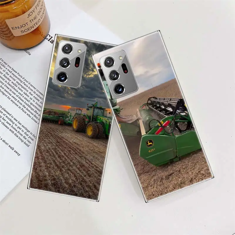 Farm Machinery Harvesters Phone Case For Galaxy Note 20 Ultra 10 9 8 Samsung A05S A55 A35 A25 A15 A9 A8 A7 A6 J8 J6 J4 Plus M52