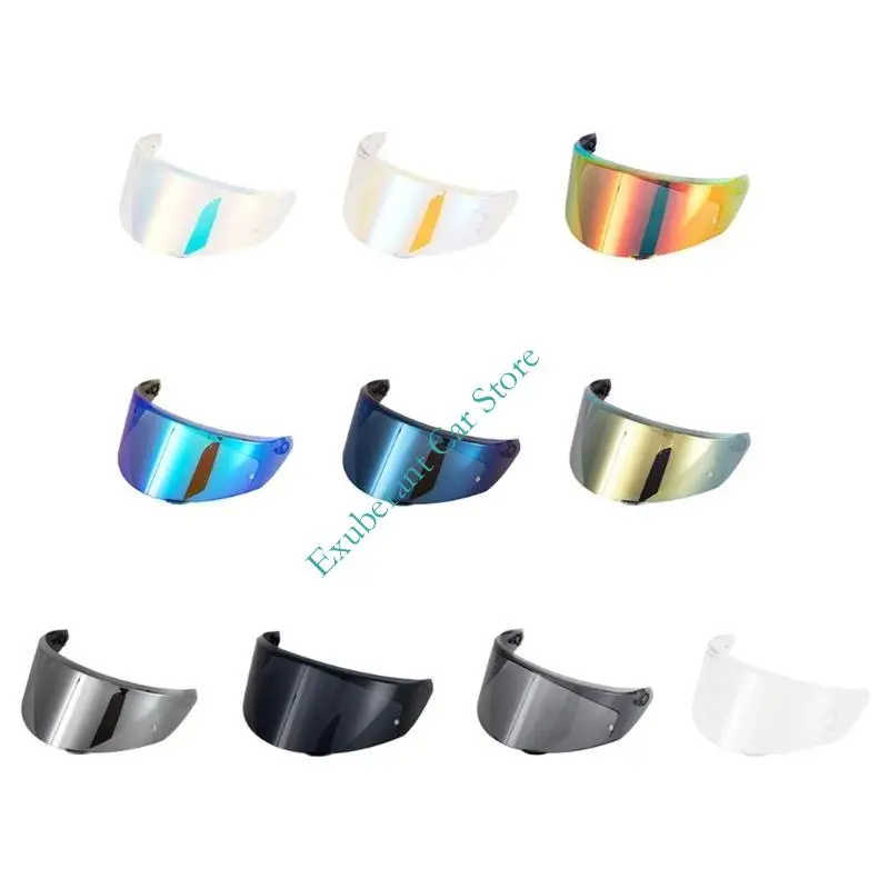 

H3CE Motorcycle Helmets Visors PC Lens Anti Fog UV Shatterproof Motorcycle Helmets Face Shield Upgrades for K3 E2206
