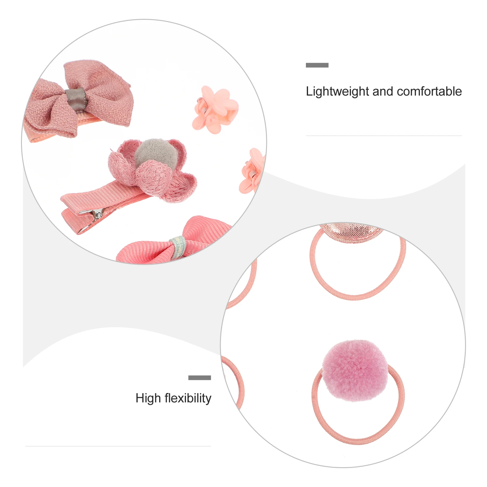 

1 set Princess Headdress Girls Hair Bow Clips Korean Version Bow Hair Clips Stylish Lovely Hairpins Safe Comfortable