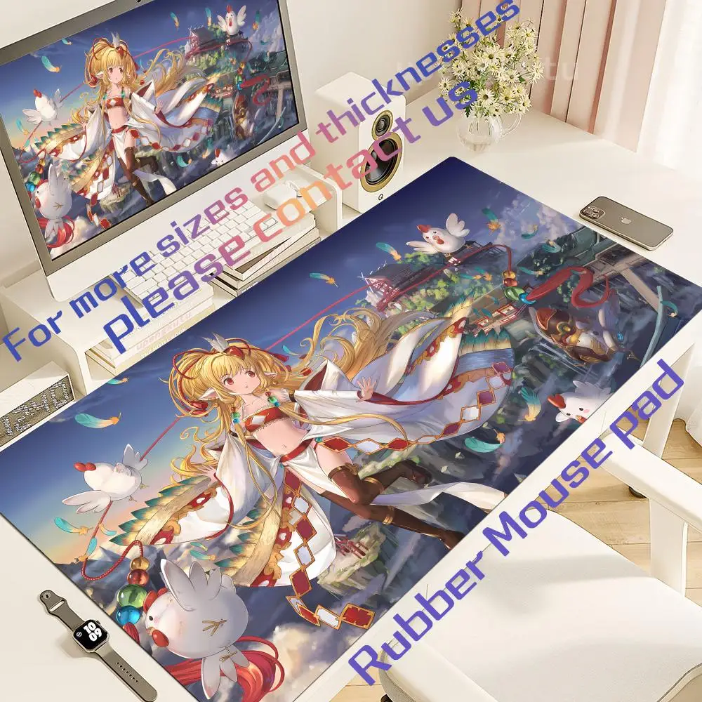 G-granblue FantasyS Mouse Valorant Pad Non-Slip Rubber Edge pk control Mice Pad locking PC gamers mouse New products mat