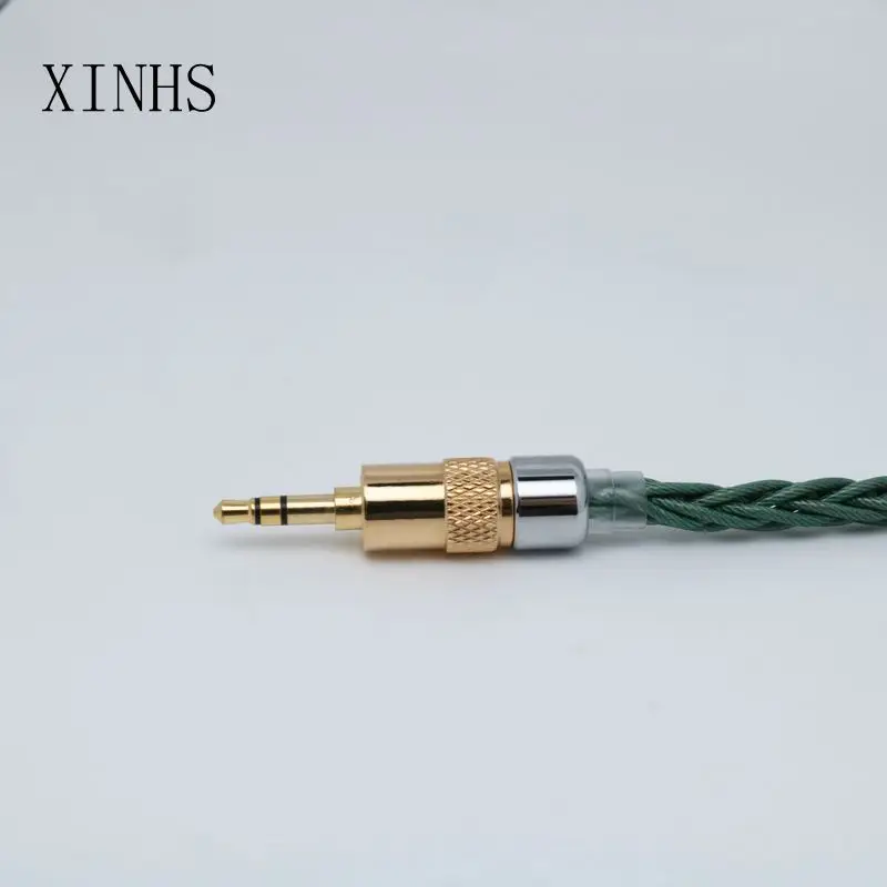 XINHS 8 가닥 7NOCC 팔라듐 도금 3.5, 2.5, 4.4mm, MMCX, 0.78mm, 2 핀, KXXS LZ A7 MK3 용