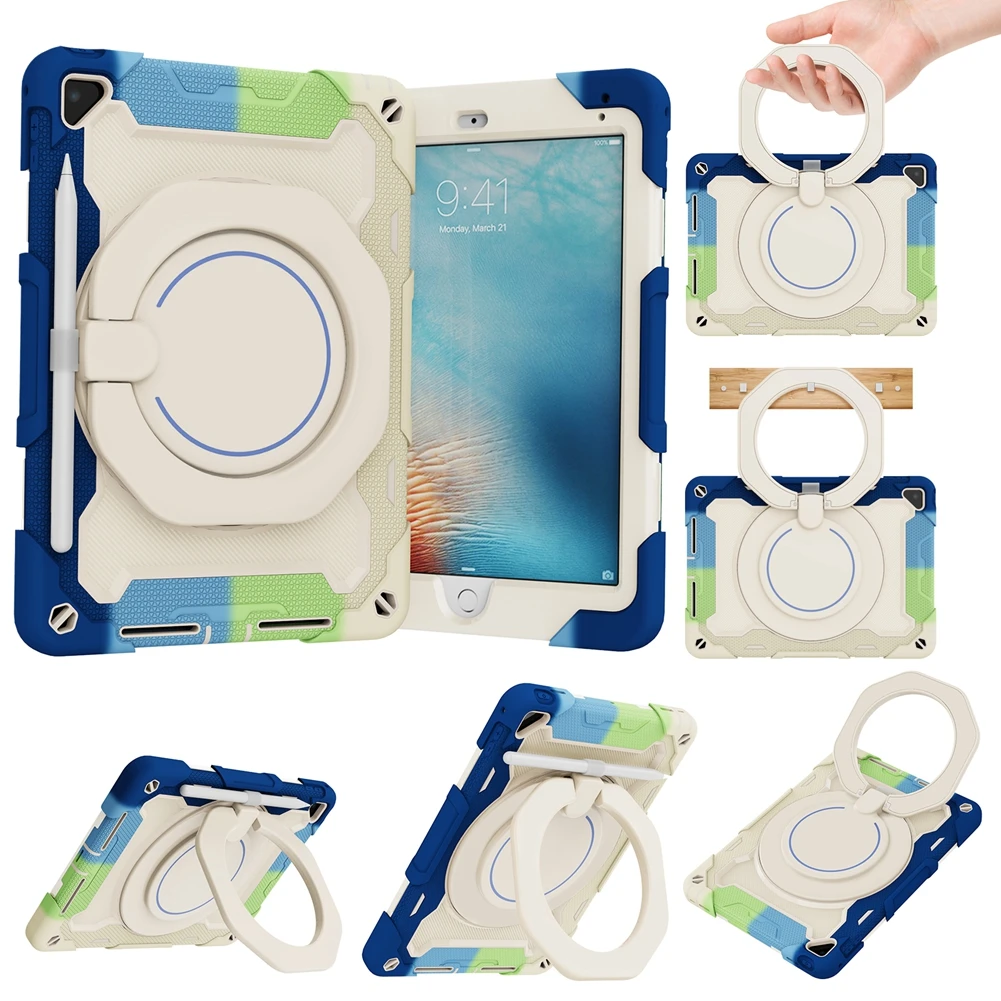 

For iPad Air 2 Case For iPad 9.7 2018 2017 6th 5th Generation Handring stand Heavy Shockproof Kids Cover For iPad Pro 9.7 Fundas