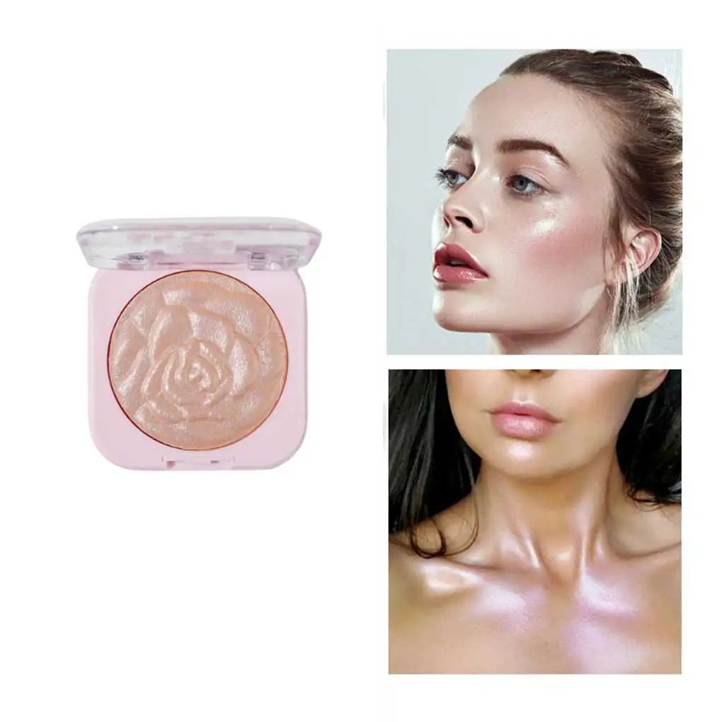 Highlighter Powder Glow Bling Shading Powders Cosmetic Lightweight Office