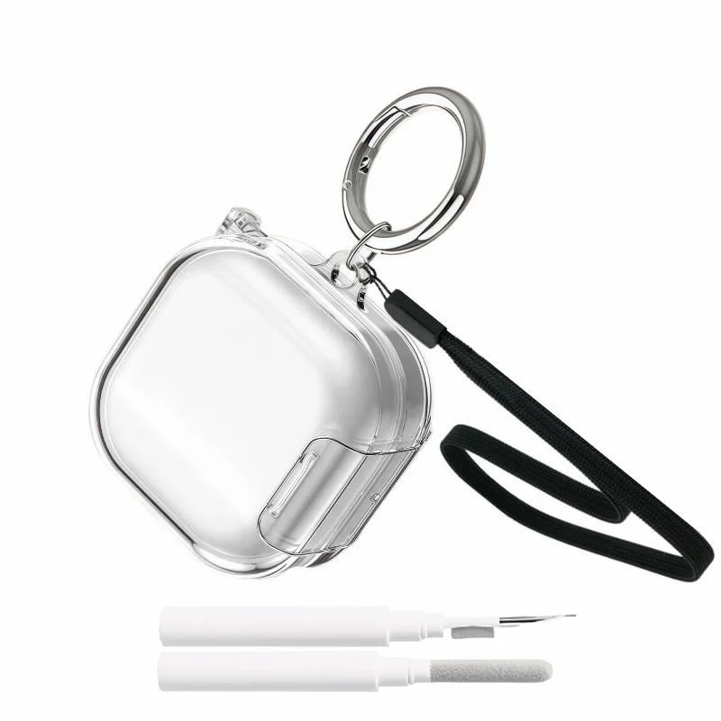    4 colores para Samsung Galaxy Buds 4 Buds4 Pro con soporte para teléfono y estuche con clip de bloqueo seguro para Galaxy Buds4 Buzz4 Pro con cordón