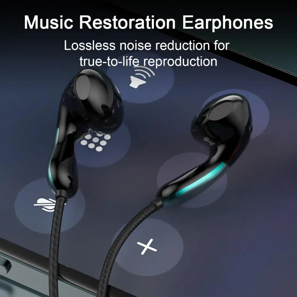 Écouteurs Filaires Intra-Auriculaires de dehors, Oreillettes Filaires de Haute Qualité, Design Ergonomique, pour Réduction du Bruit Sonore, pour Oppo