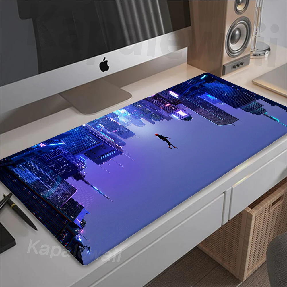 

Large Gamer Neon Mousepad Pixel Japan Street Mouse Pad 900x400mm Mouse Mat Game Accessories Keyboard Pads Gaming Speed Desk Mat