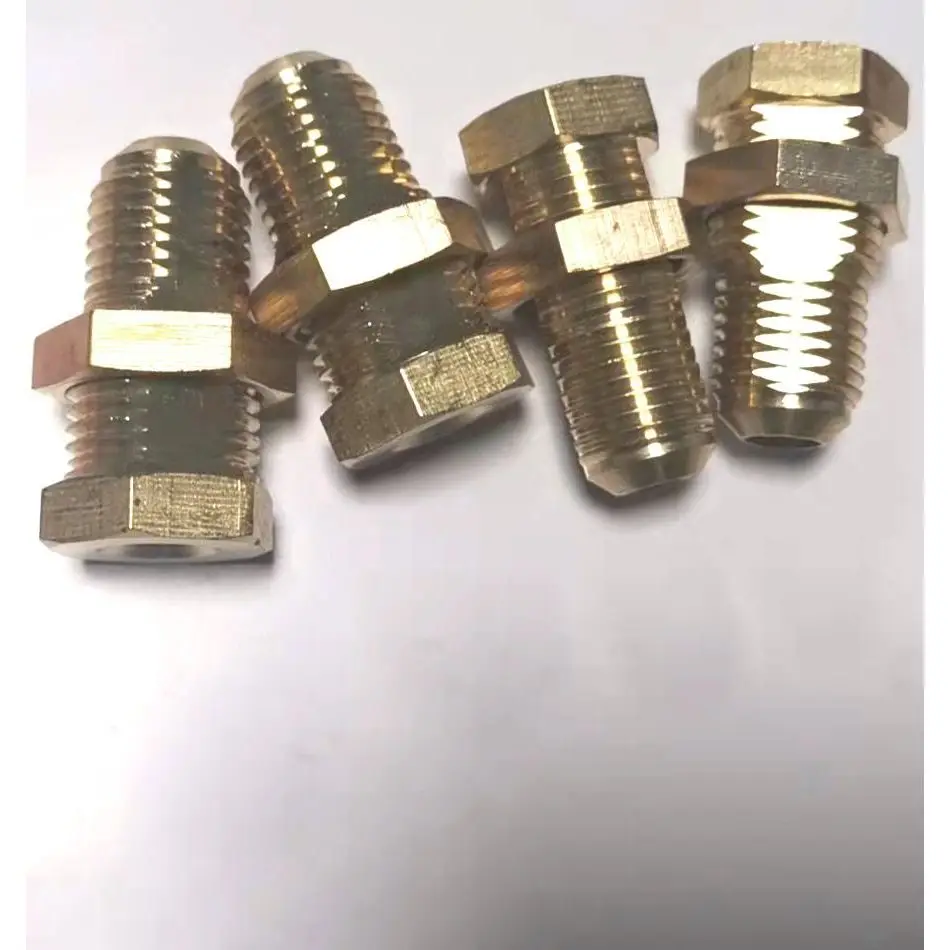 Connectors for induction heater nuts with copper tube water in out nuts