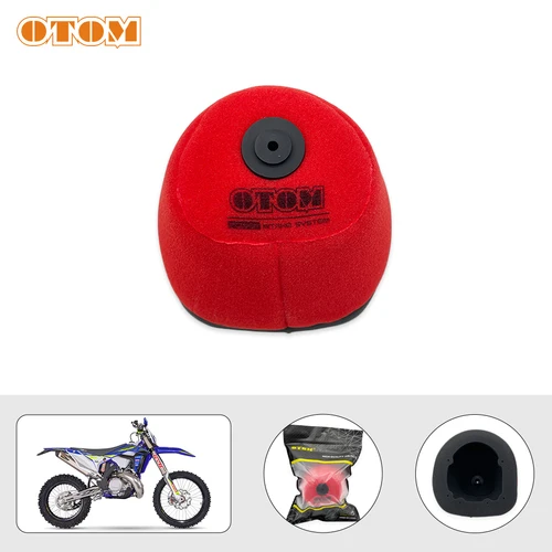 OTOM-limpiador de filtro de aire para motocicleta, esponja de entrada de espuma doble para SHERCO SE SEF 125 250 300 350 450 500 2014-2024