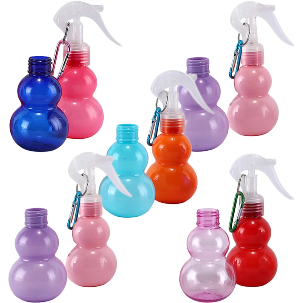 

Gourd Spray Bottle Emulsion Bottles Sub with Carabiner Leakproof Small Travel