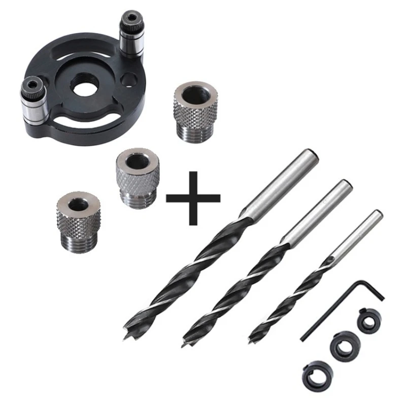 Upgraded Vertical Doweling Jig 3-10mm Woodworking Hole Puncher Self-centering Drill Guide Locator For DIY Furniture Connection T