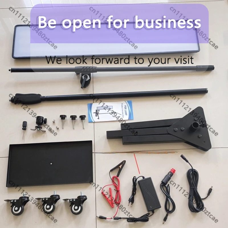 6-Color Adjustable Triangle LED Dent Light Auto Body Dent Repair Inspection Lamp