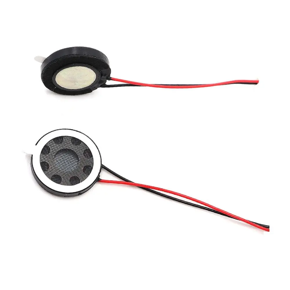 8ohm Round 8 Ohm 1W Speaker 15MM/18MM/20MM Terminal Loud Speakers Mobile Phone Connector Round DIY Small Voice Horn Connector