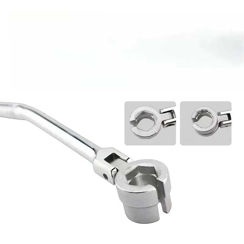 

Для регулируемого гаечного ключа 22 мм 7/8 дюйма, сверхмощный, простой в установке инструмент для снятия, автомобильный ключ с гибкой головкой датчика кислорода