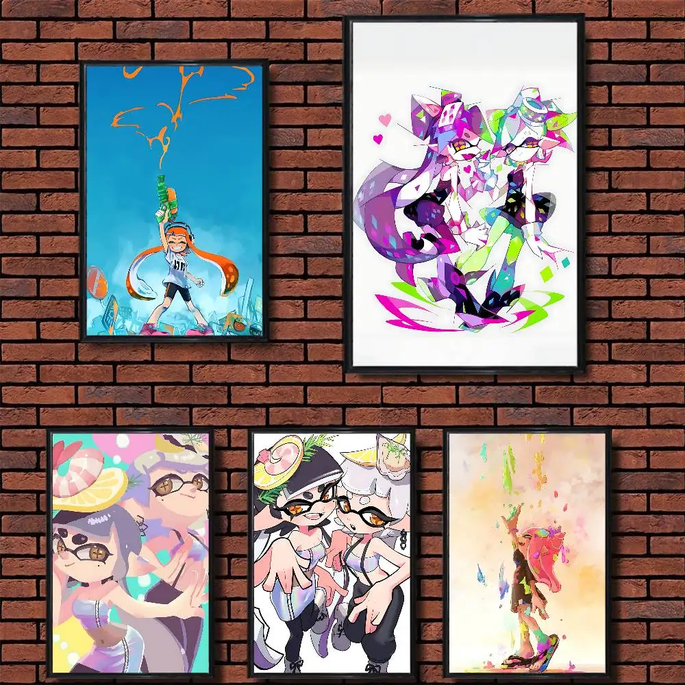 

Salmon Run Splatoon 3 Spla Wall Art Anime Canvas Painting Poster For Living Room Decoration Picture Home Decor