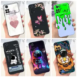 For Cover Xiaomi Poco M4 Pro 5G Phone Case Cute Astronaut Silicone Soft TPU Shockproof Funda For Xiaomi Poco M4 Pro PocoM4 Cases
