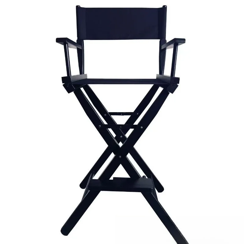 

Solid wood folding director outdoor canvas backrest casual camping chair bar chair photography makeup high back chair