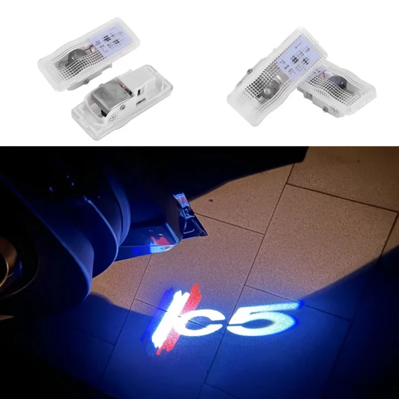 

2PCS Car Door Light Project for Citroen C5 Logo 2010-2016 2013 2015 Illuminated Night Lamp Welcome Led Ghost Shadow Accessories