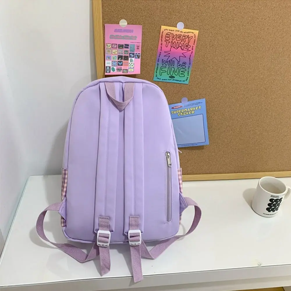 Fashion Bow Backpack Children\'s School Backpack Large Capacity Nylon School Bags Elementary School Book Bags Outdoor Travel Bag