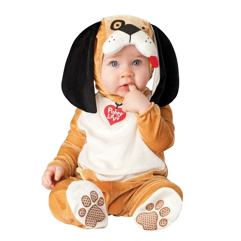 Baby Infant Animal Romper Role Play Costumes Lion Dress up Outfit Halloween Costume  Photography Clothes