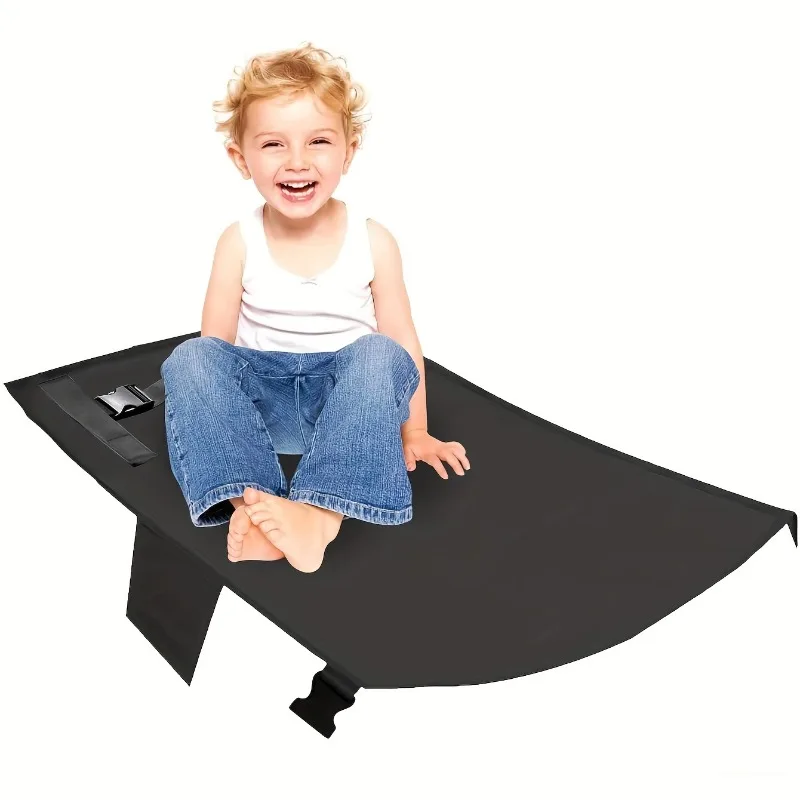 قطعة واحدة من وسادة موسع مقعد السفر المحمولة للأطفال على شكل طائرة سرير طيران قابل للتعديل مع وسادة تمديد مقعد من قماش أكسفورد