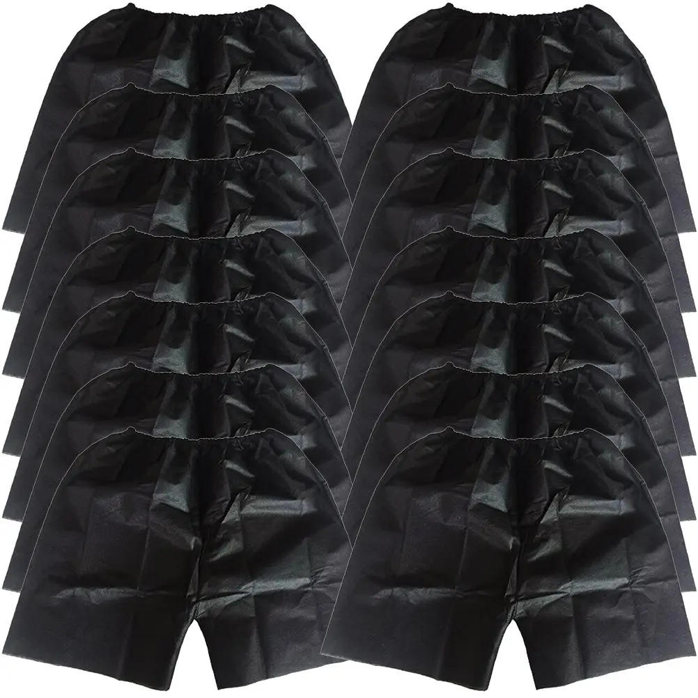 50Pcs Disposable Cotton Panties Black for Travel Business Compact Waterproof Outdoor Briefs Solid Underpant Lingerie Supply