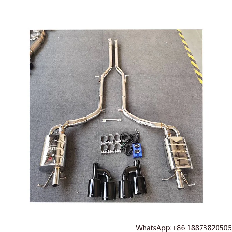 

Hot Sale Good Price Steel Exhaust Catback For Mercedes Benz Amg C63 W204 4.0t V8 With Muffler Valves Pipes Exhaust