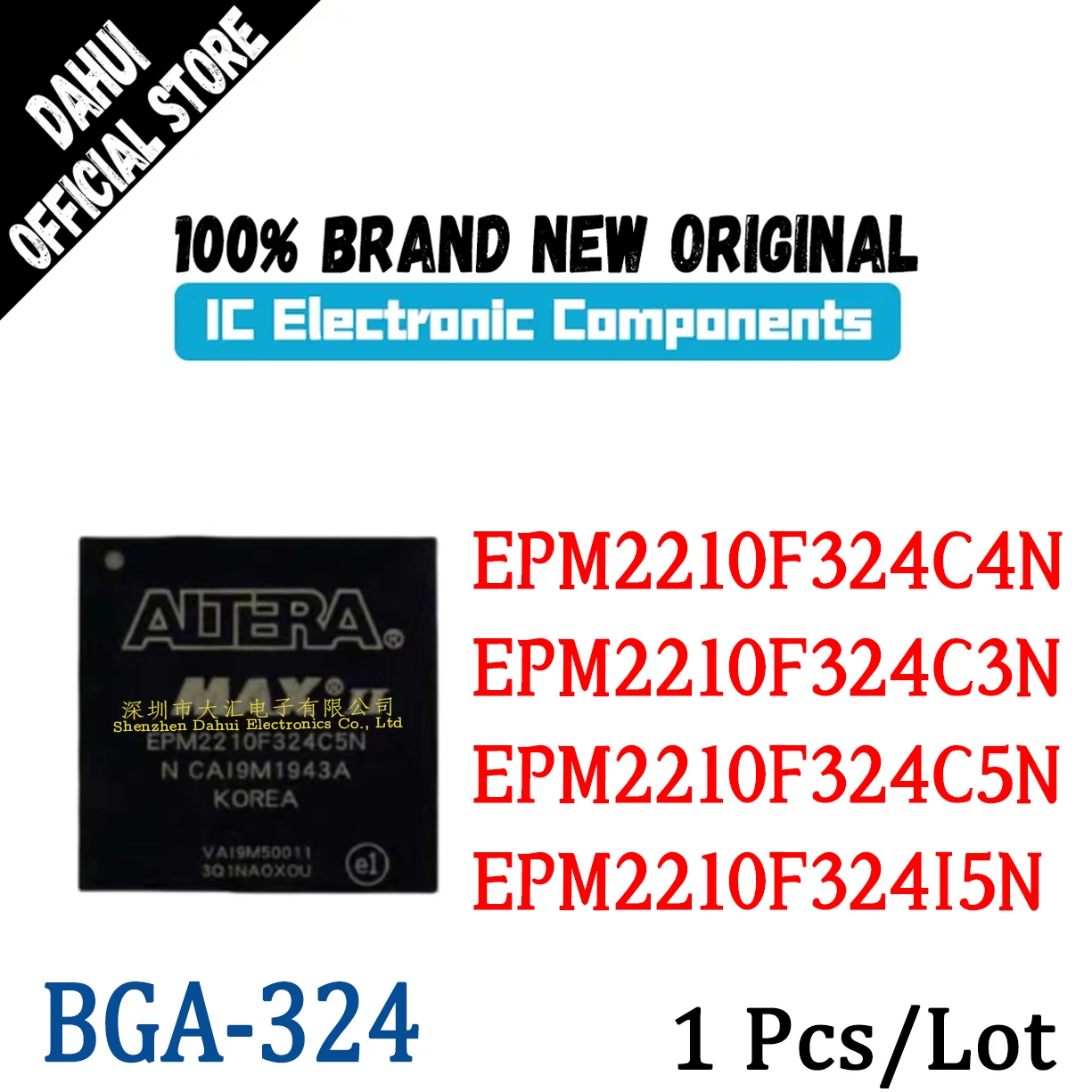 

EPM2210F324C4N EPM2210F324C3N EPM2210F324C5N EPM2210F324I5N BGA-324 programmable logic chip ic new original