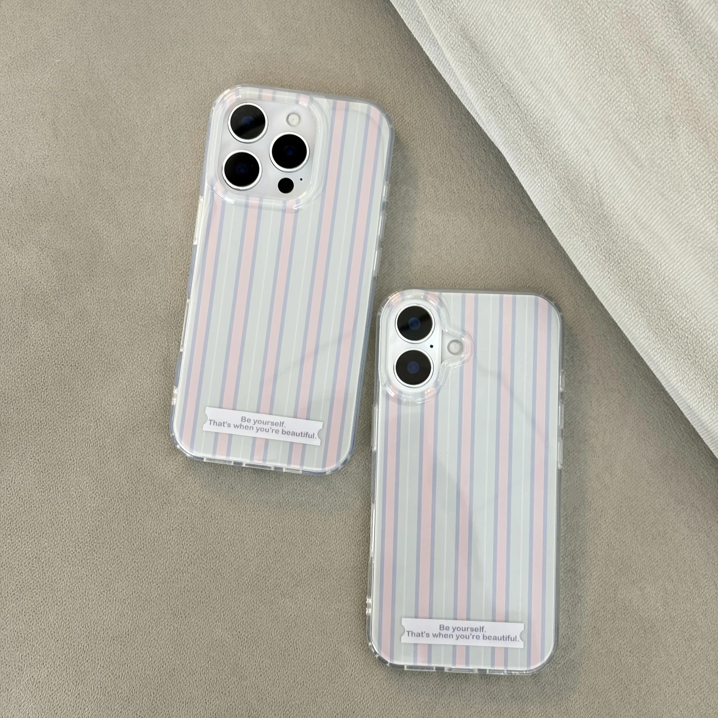 Casing Ponsel Garis Biru Pink  - Realme C67 ulasan dan harga