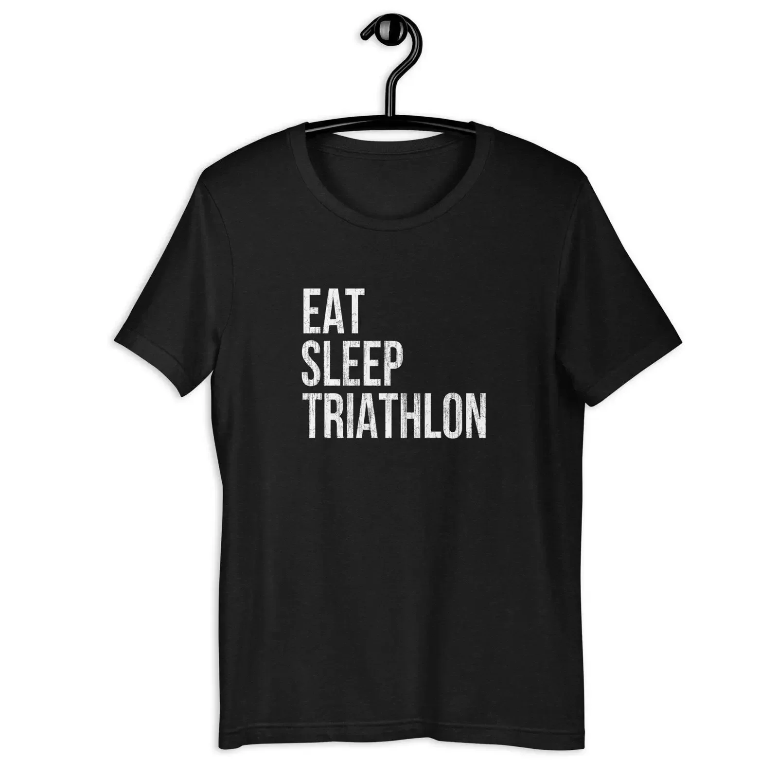 EAT SLEEP TRIATHLON Swim Bike Run Iron Distance Triathlete Inspired t shirt vintage Washed Stylish Unisex Casual graphic