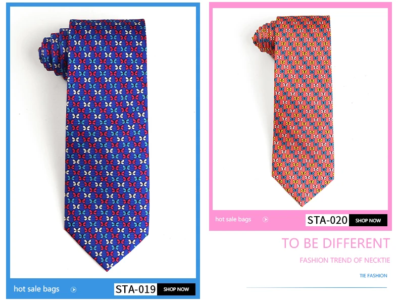 Tailor Smith Krawatte aus 100 % Seide für Herren, handgefertigte Krawatte mit Tiermuster, Krawatte zum Vatertag, Geburtstag, Geschenk – Detail 23