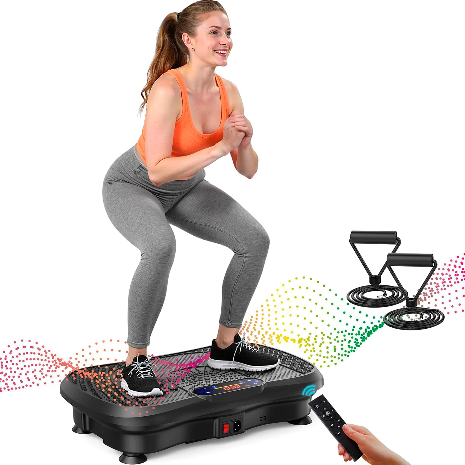 G Whole Body Vibration Plate Exercise Machine Mini Vibration Plate Body Workout Exercise Fitness Body Relax Fitness Machine